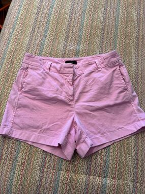 J.Crew Classic Pink Chino Shorts Mid-Rise Size 6